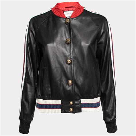 gucci hollywood forever jacket|Gucci Hollywood Bomber Leather Jacket .